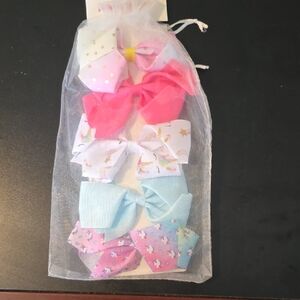 Colorful Kids Hair Bow Set